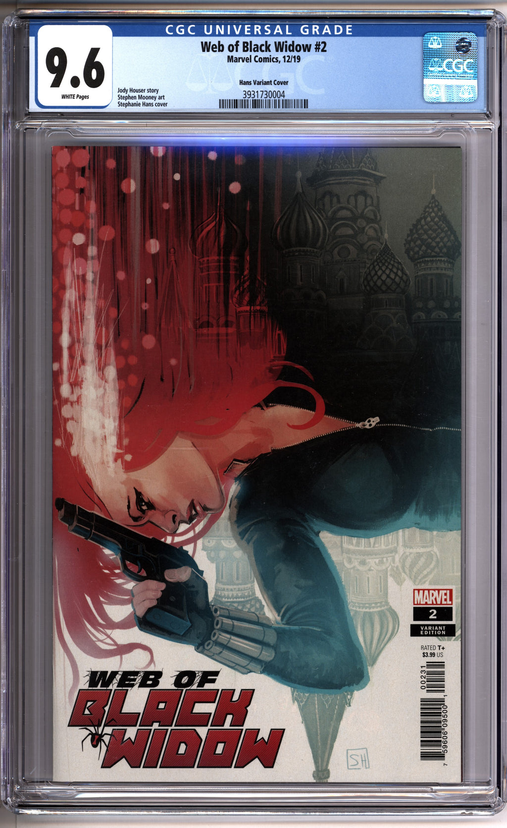Web of Black Widow #2 CGC 9.6 back
