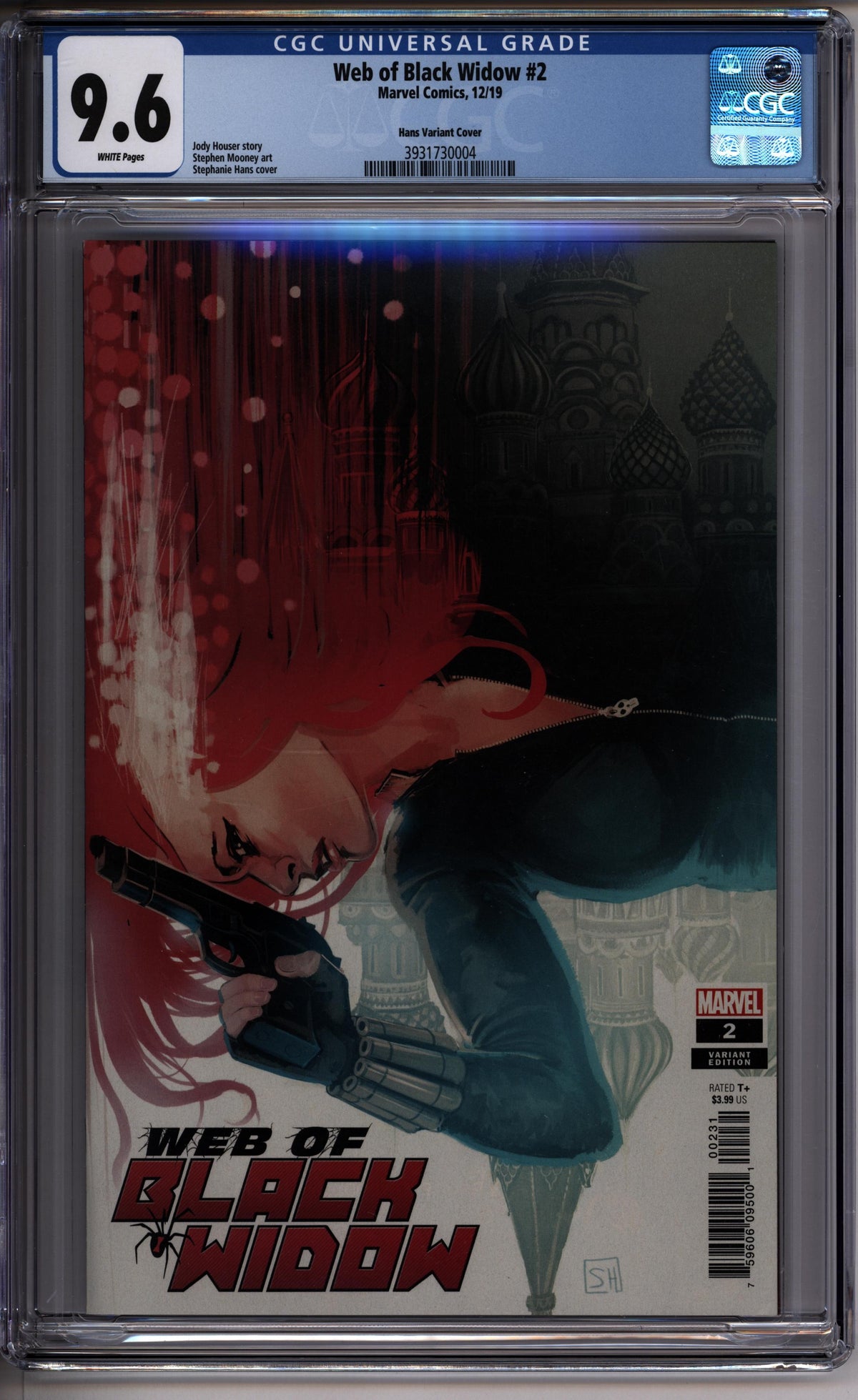 Web of Black Widow #2 CGC 9.6 front