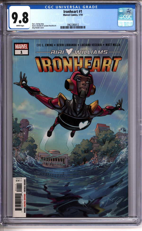 Ironheart #1 CGC 9.8 front