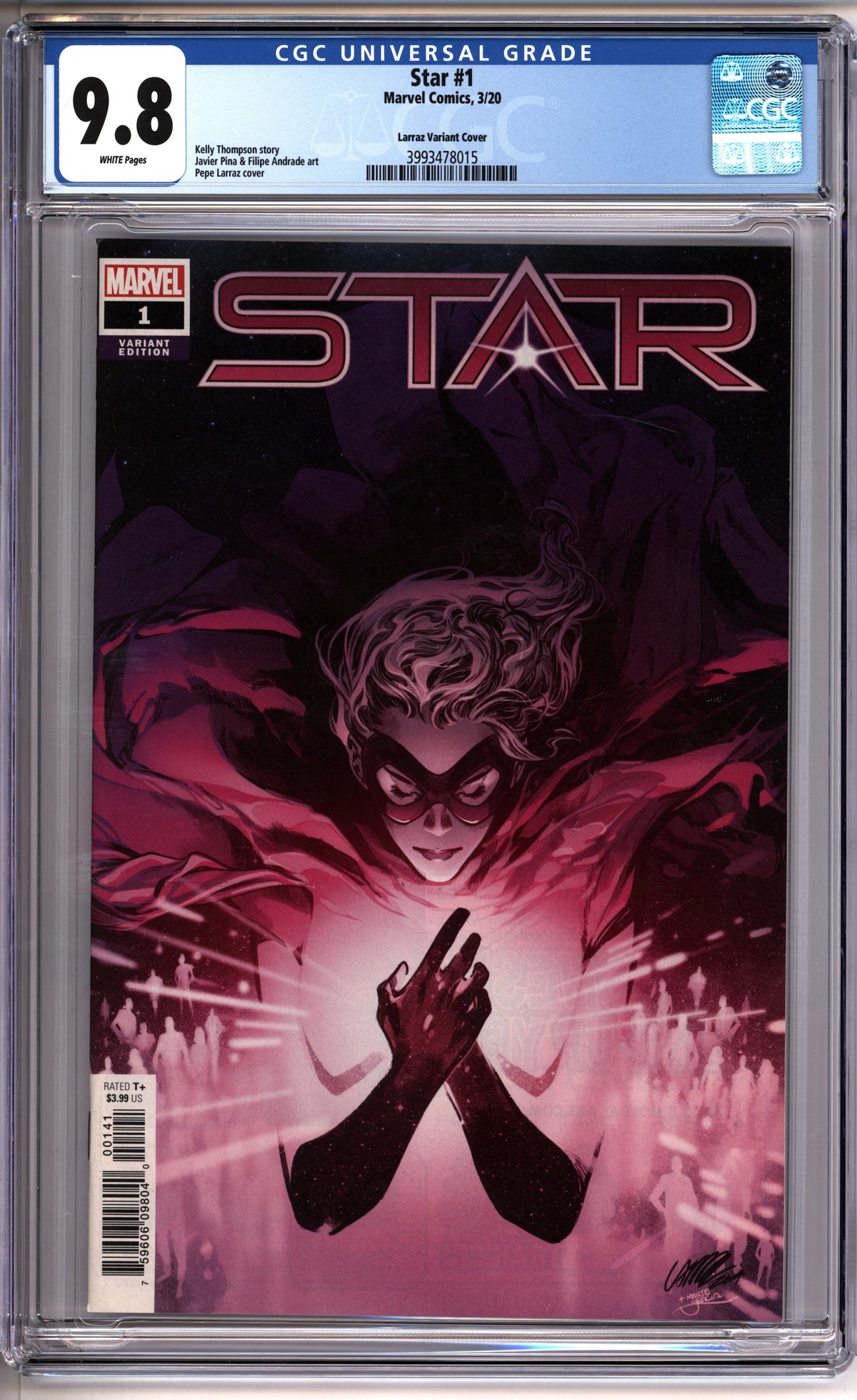 Star #1 CGC 9.8 front