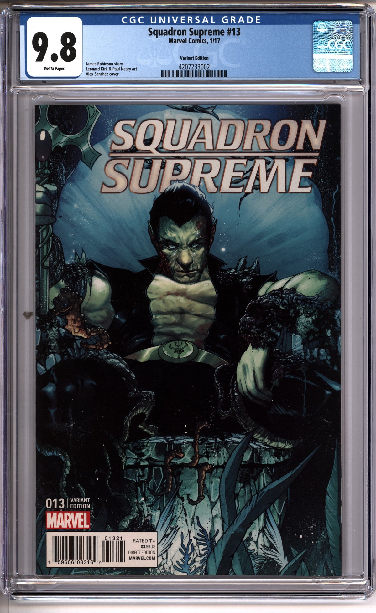 Squadron Supreme #13 CGC 9.8 front