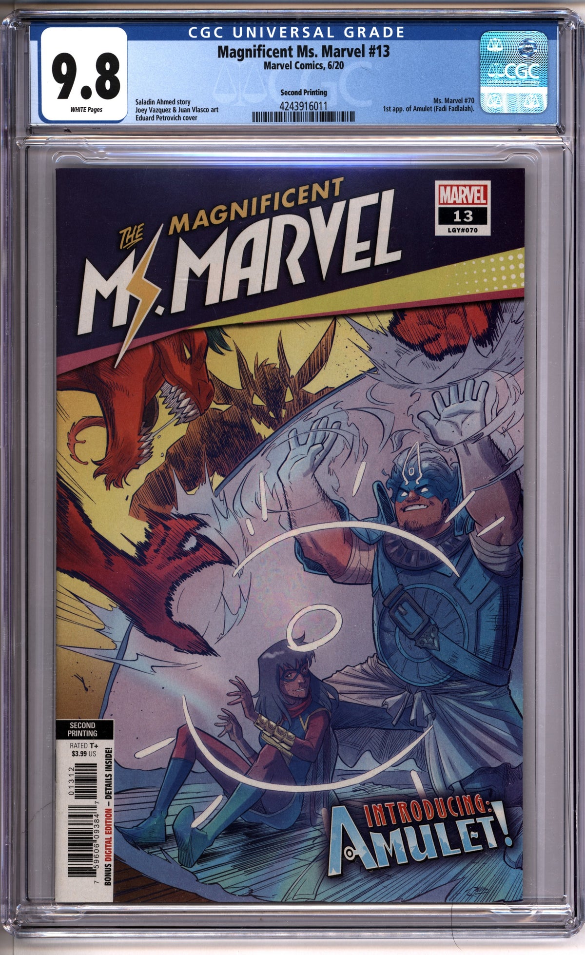 Magnificent Ms. Marvel #13 CGC 9.8 front