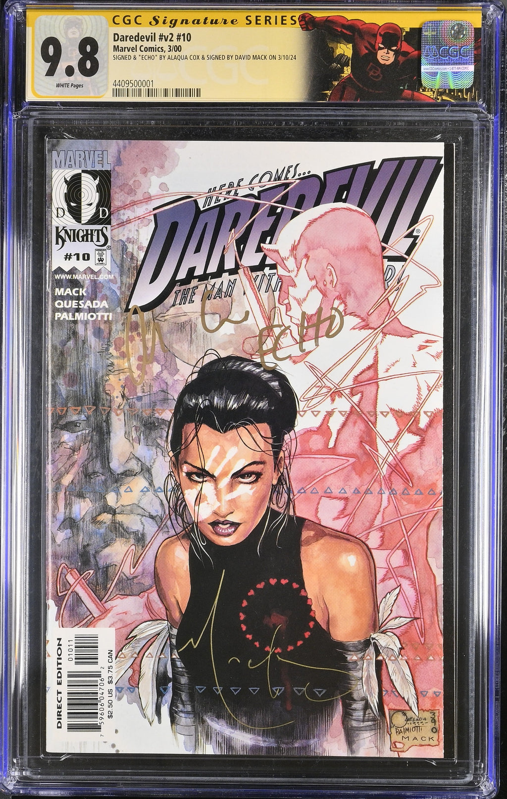 Daredevil v2 #10 CGC 9.8 front