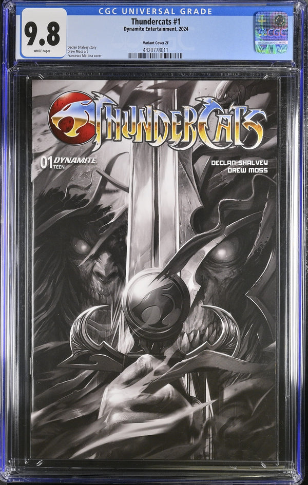 Thundercats #1 CGC 9.8 front