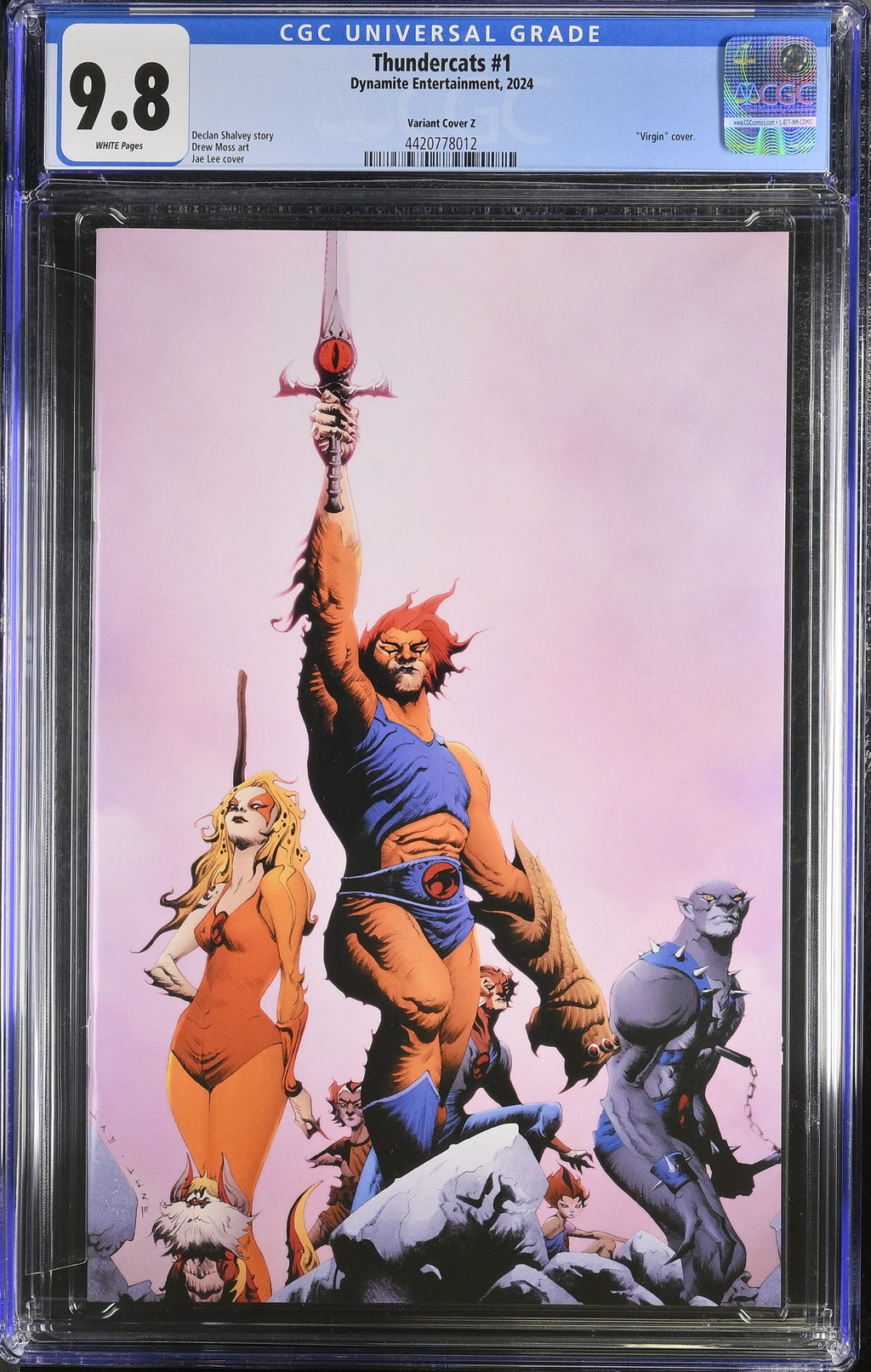 Thundercats #1 CGC 9.8 front