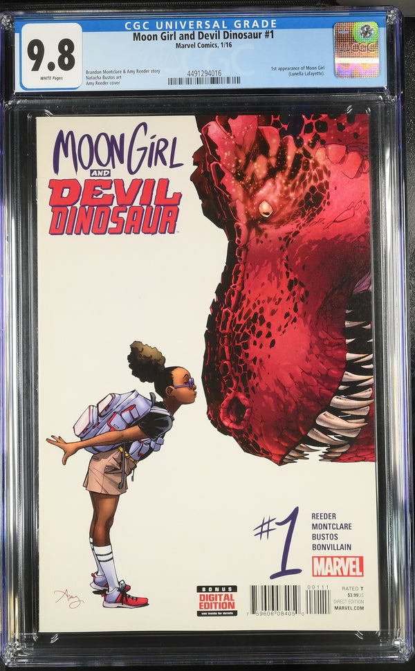 Moon Girl and Devil Dinosaur #1 CGC 9.8 front