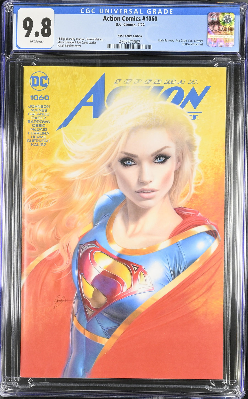 Action Comics #1060 CGC 9.8 front