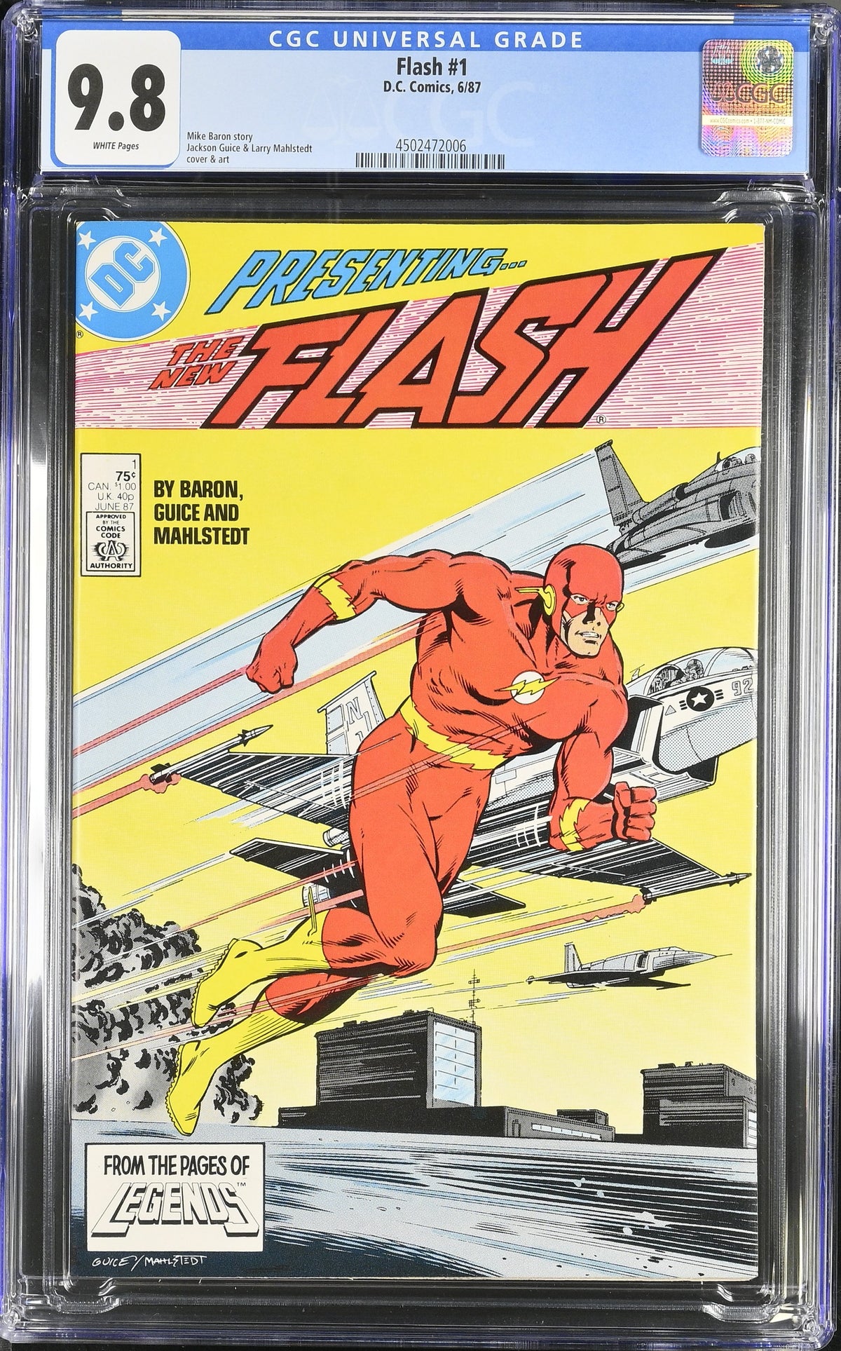 Flash #1 CGC 9.8 front