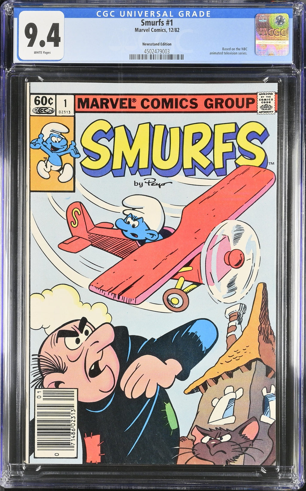 Smurfs #1 CGC 9.4 front