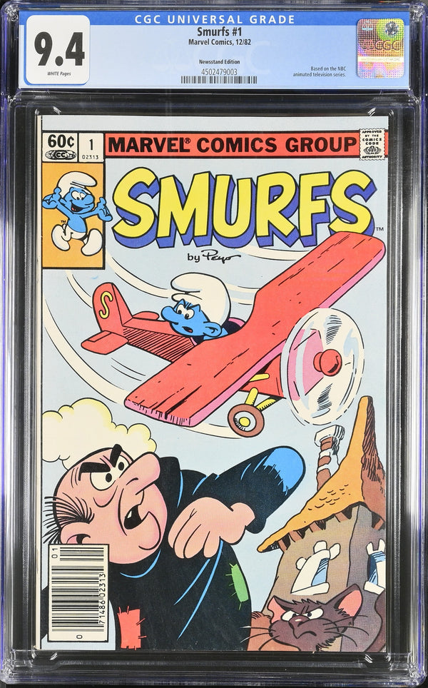 Smurfs #1 CGC 9.4 front