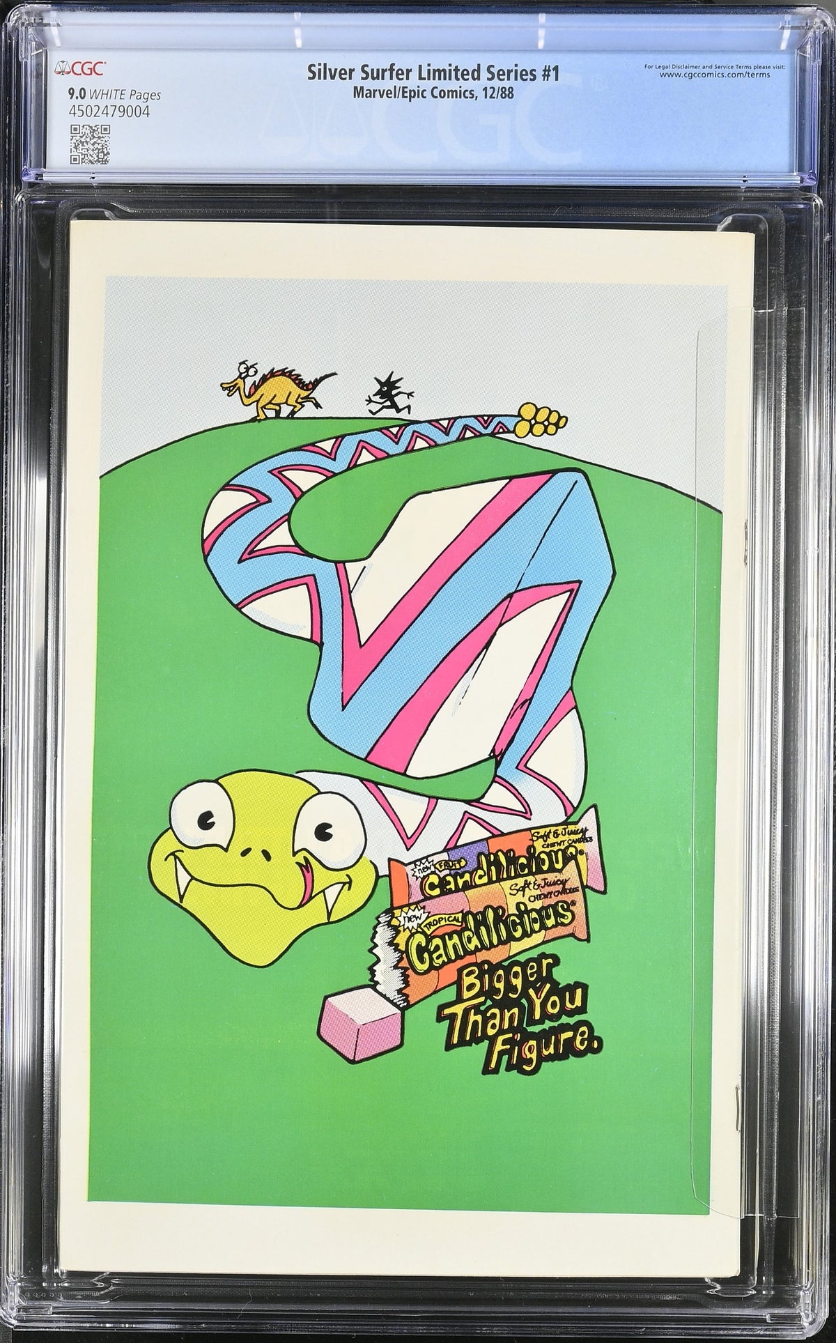 Silver Surfer Limited Series #1 CGC 9.0 back
