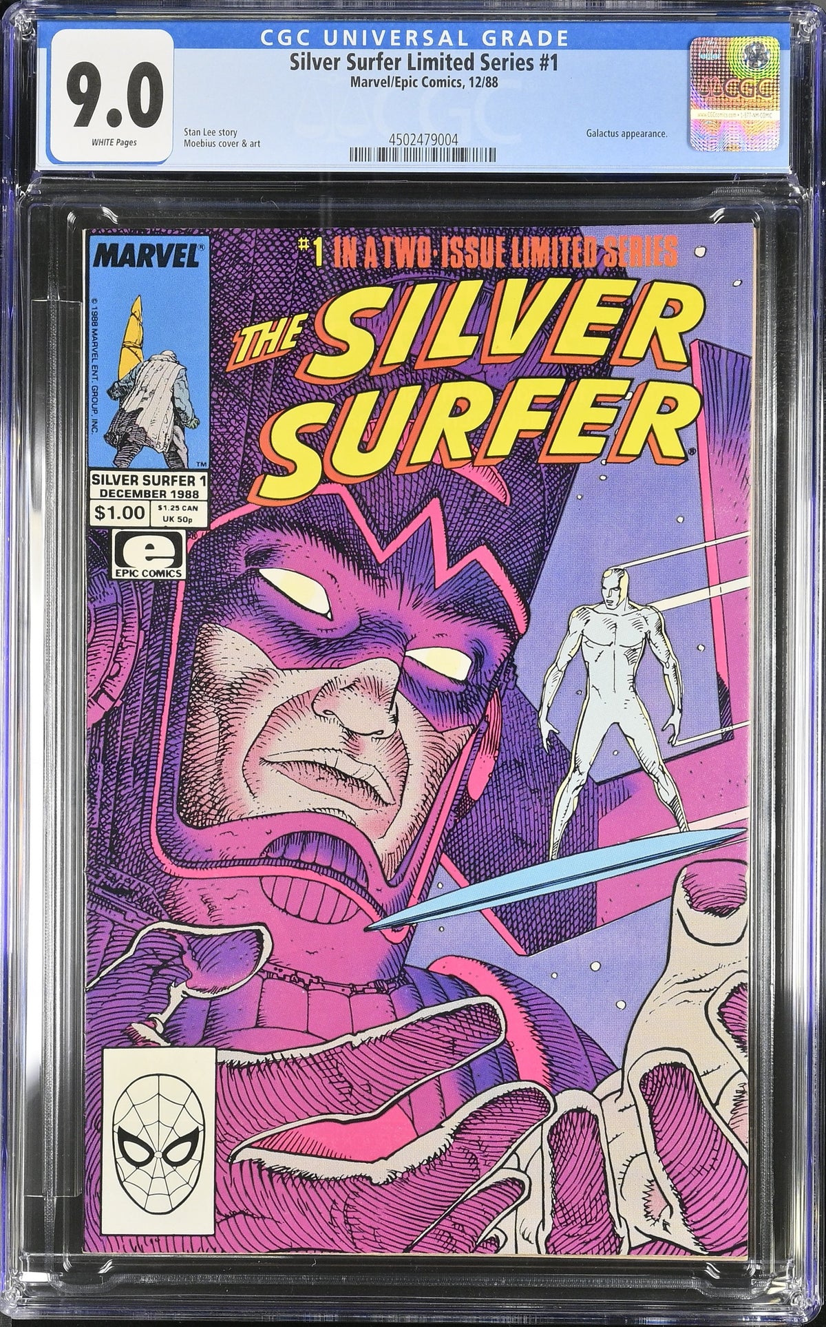Silver Surfer Limited Series #1 CGC 9.0 front