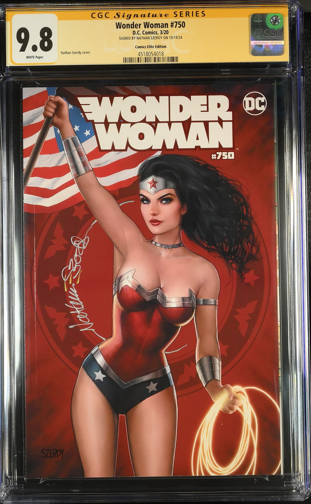 Wonder Woman #750 CGC 9.8 front