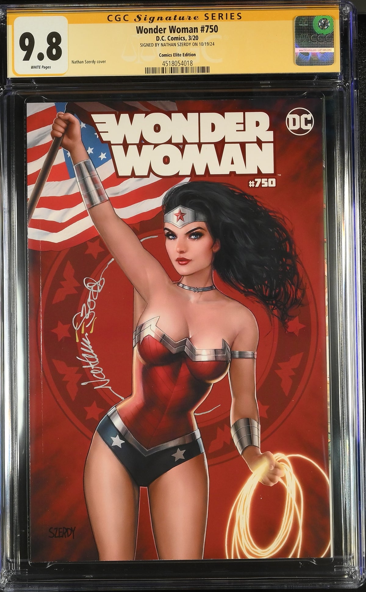 Wonder Woman #750 CGC 9.8 front
