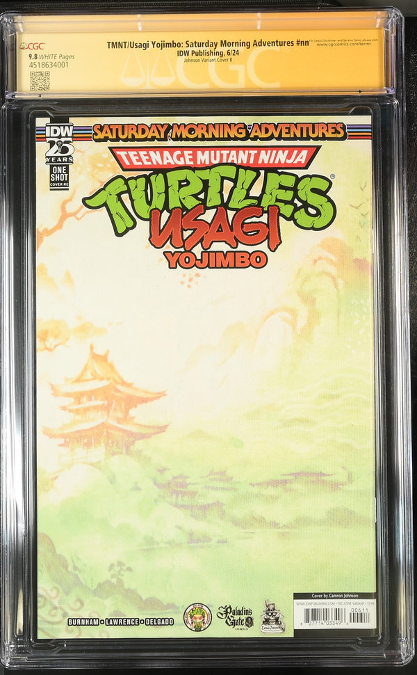 TMNT/Usagi Yojimbo: Saturday Morning Adventures CGC 9.8 back
