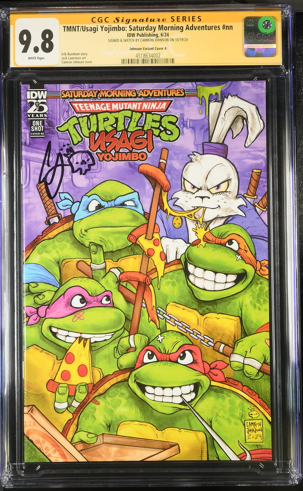 TMNT/Usagi Yojimbo: Saturday Morning Adventures CGC 9.8 front