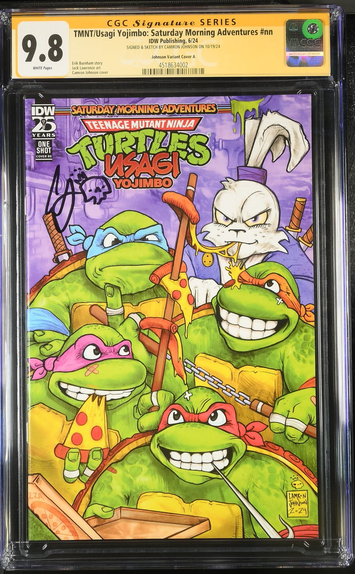 TMNT/Usagi Yojimbo: Saturday Morning Adventures CGC 9.8 front