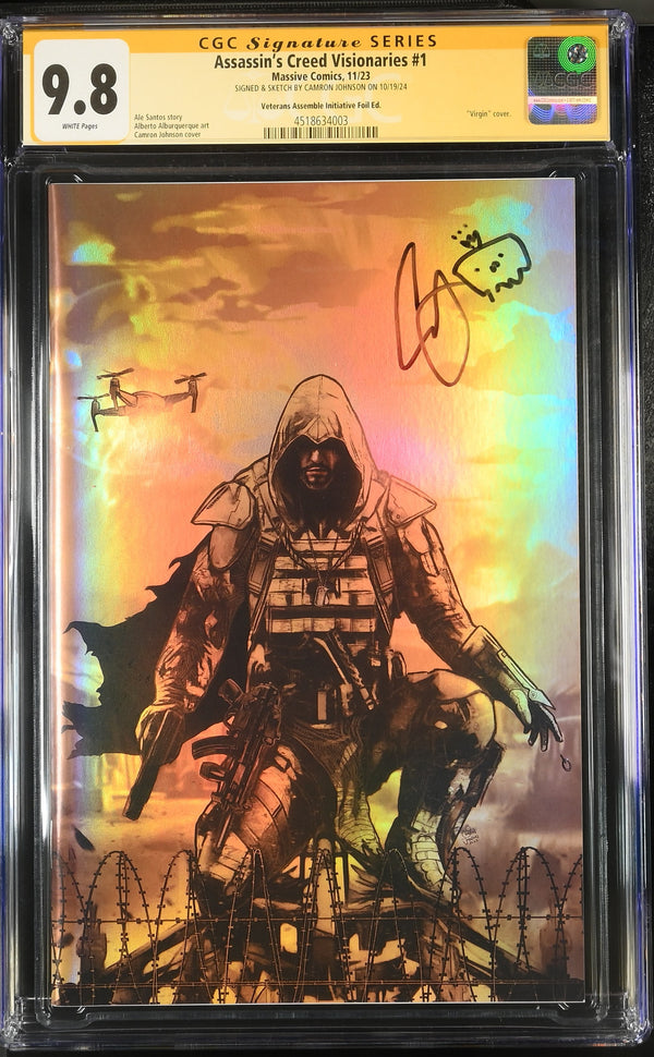 Assassin's Creed Visionaries #1 CGC 9.8 front