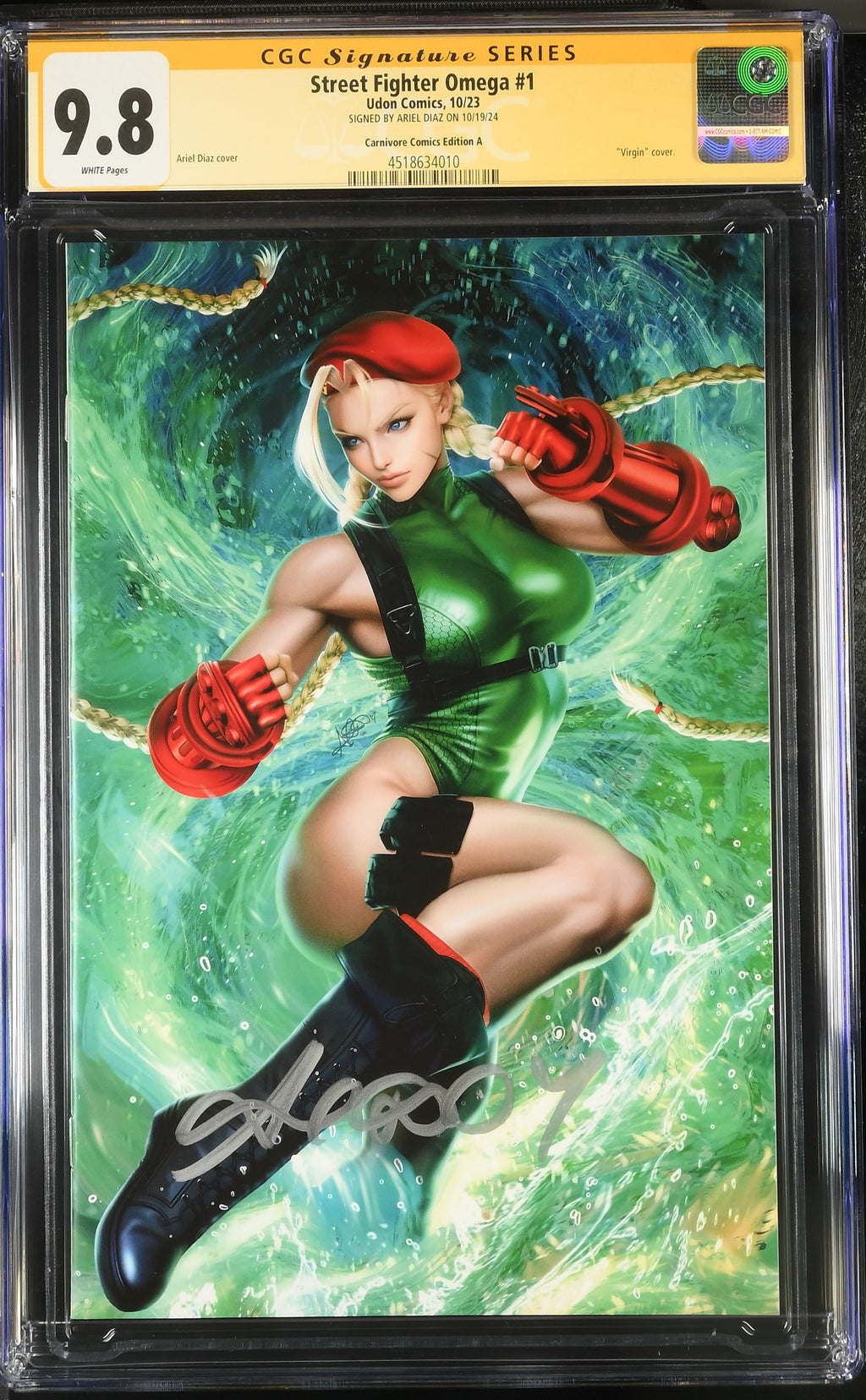 Street Fighter Omega #1 CGC 9.8 front