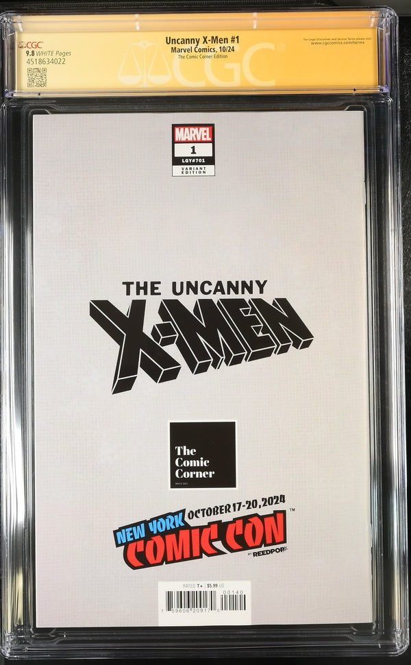 Uncanny X-Men #1 CGC 9.8 back
