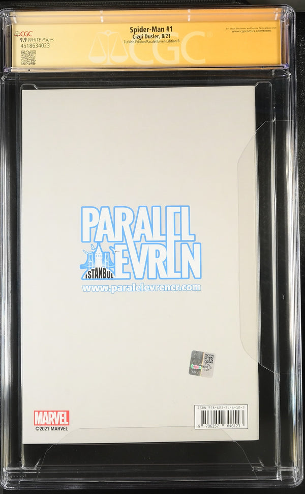 Spider-Man #1 CGC 9.9 back