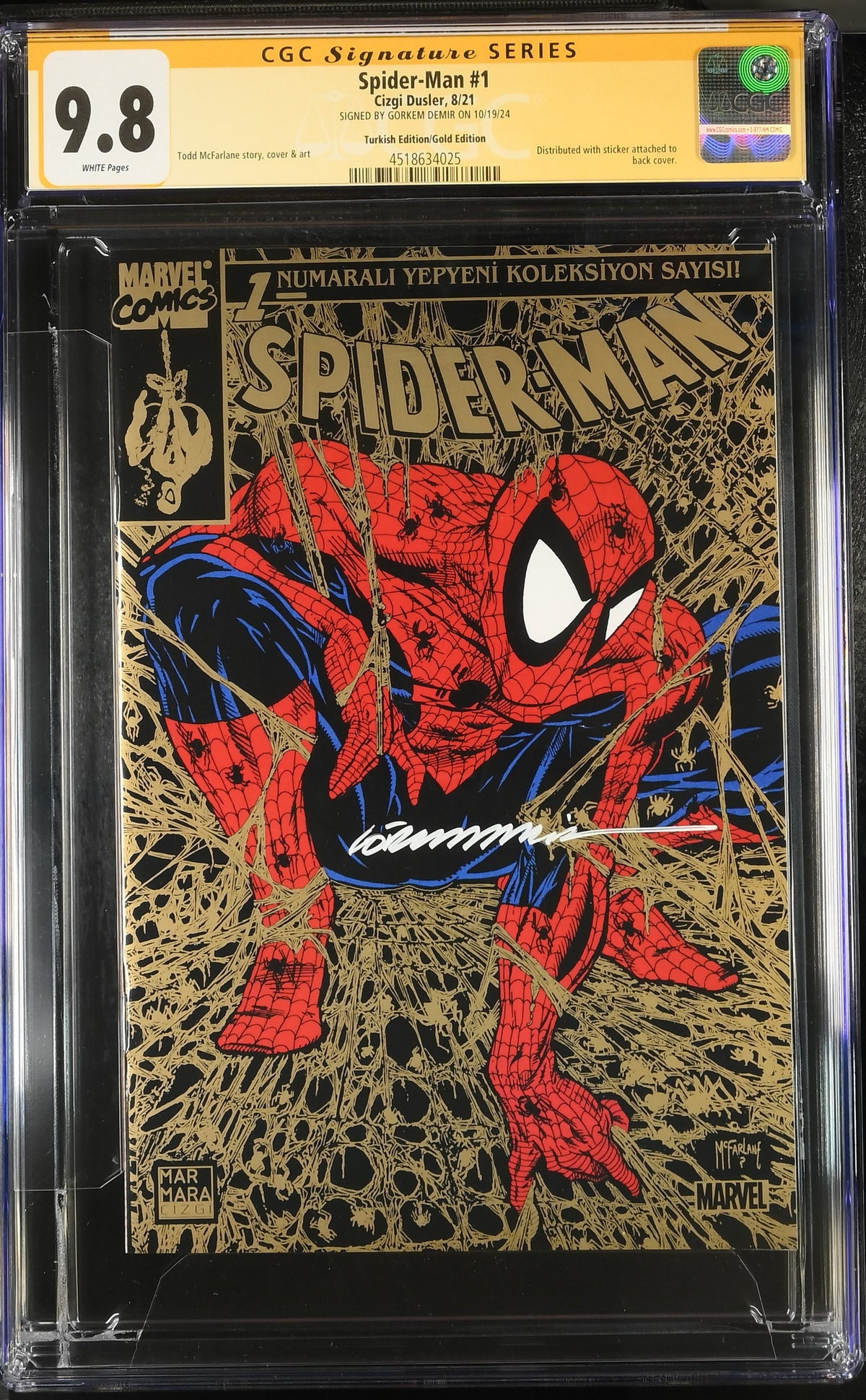 Spider-Man #1 CGC 9.8 front Main image
