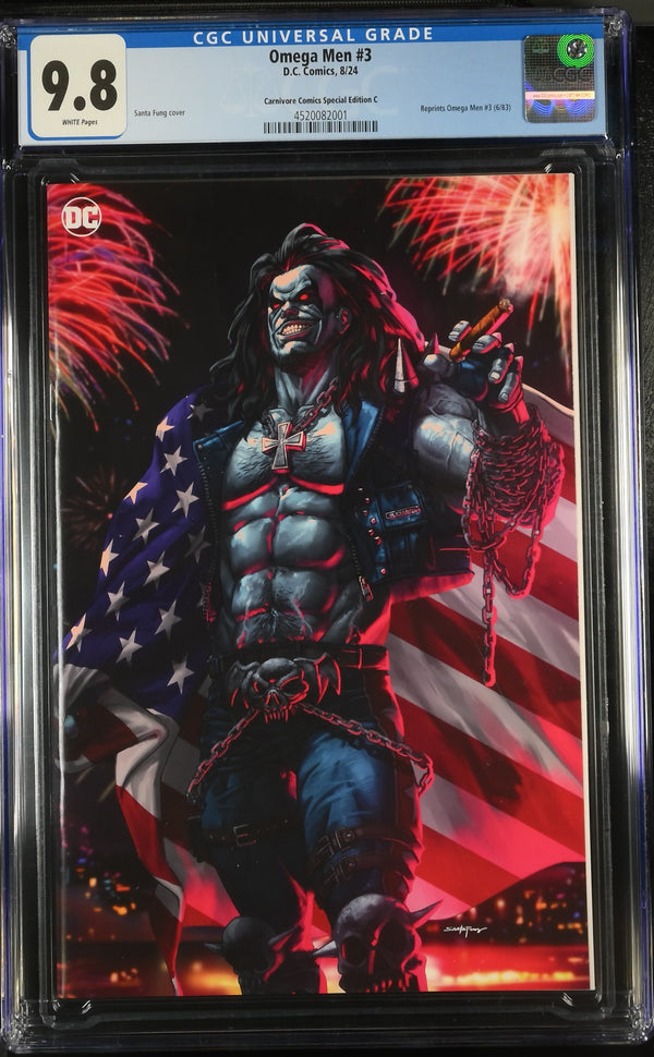 Omega Men #3 CGC 9.8 front