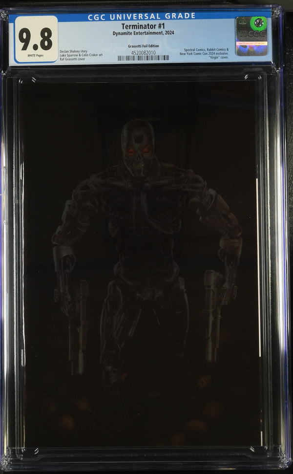 Terminator #1 CGC 9.8 front