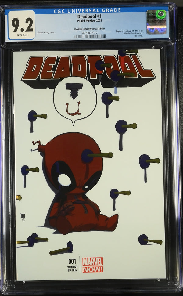 Deadpool #1 CGC 9.2 front