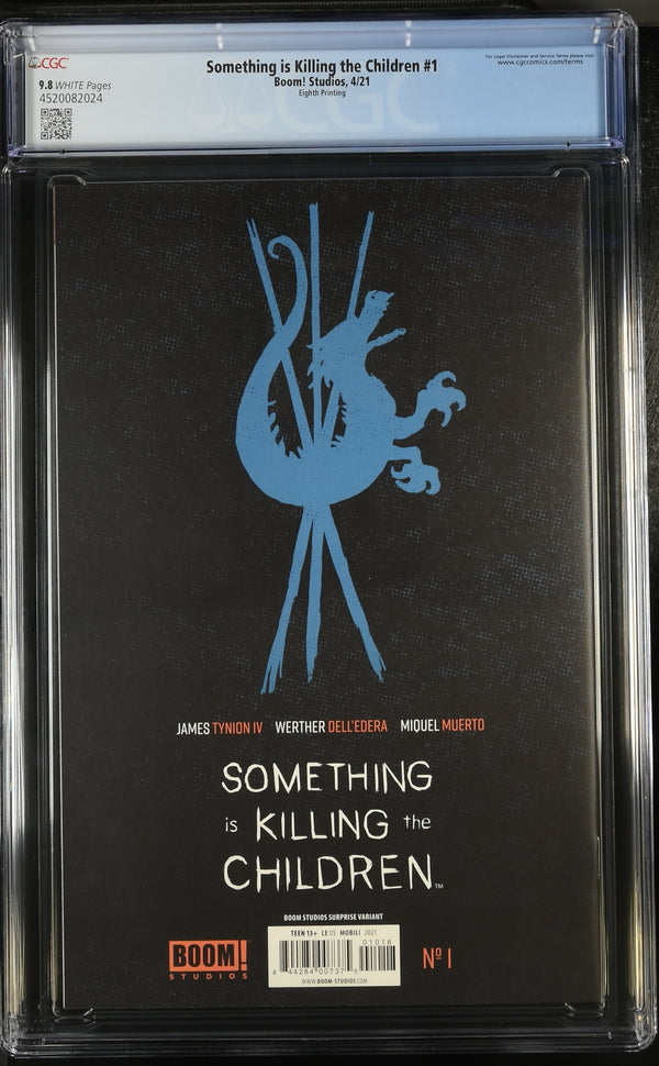 Something is Killing the Children #1 CGC 9.8 back