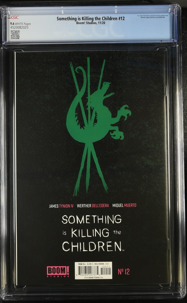 Something is Killing the Children #12 CGC 9.6 back