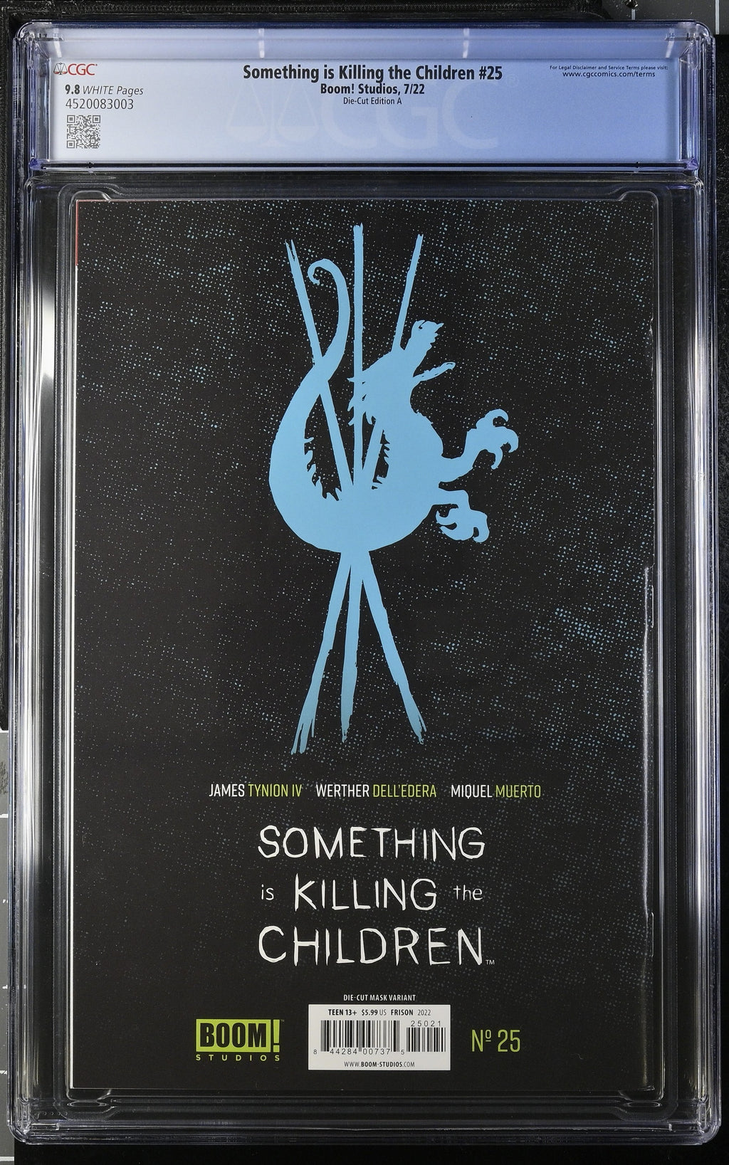 Something is Killing the Children #25 CGC 9.8 back
