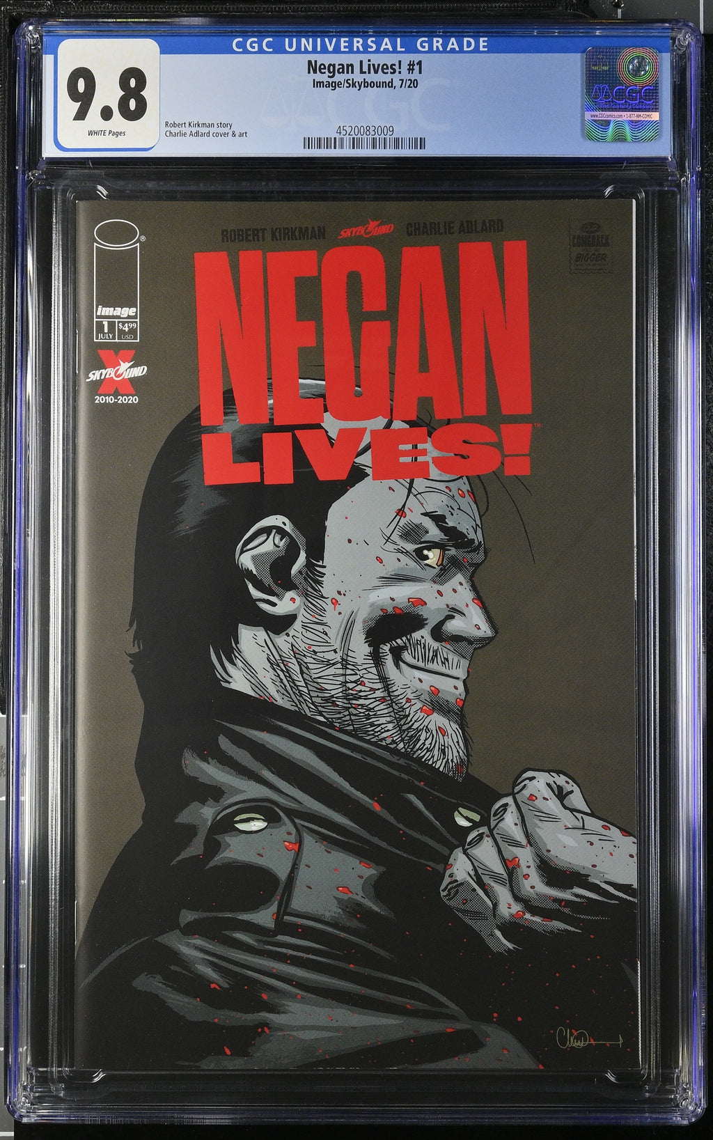 Negan Lives! #1 CGC 9.8 front