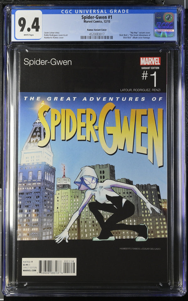 Spider-Gwen #1 CGC 9.4 front