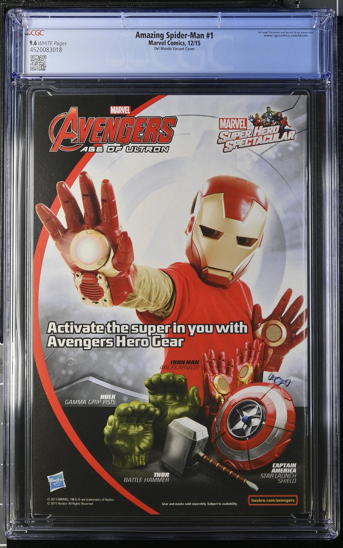 Amazing Spider-Man #1 CGC 9.6 back