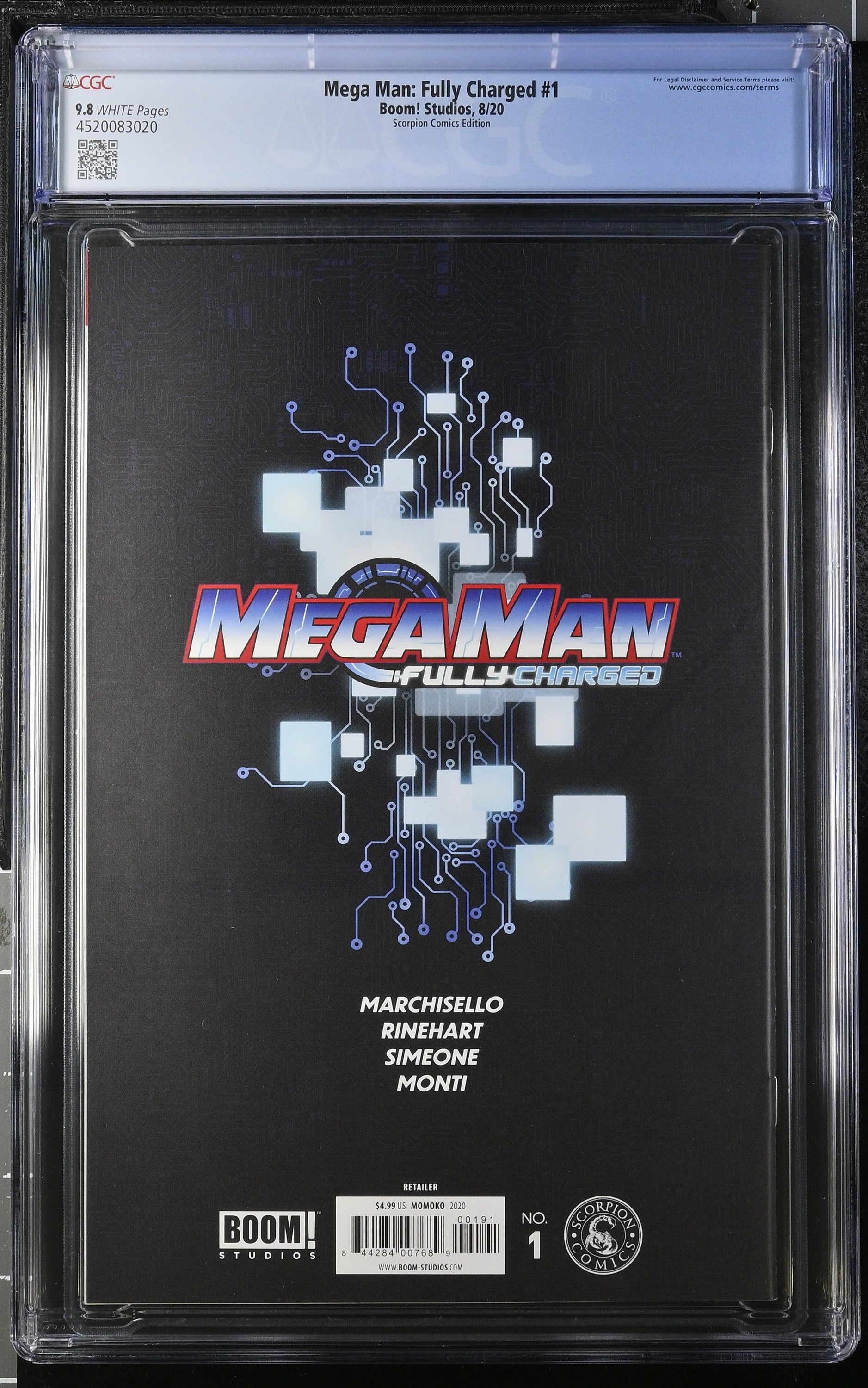 Mega Man: Fully Charged #1 CGC 9.8 - Scorpion Comics Edition Secondary image