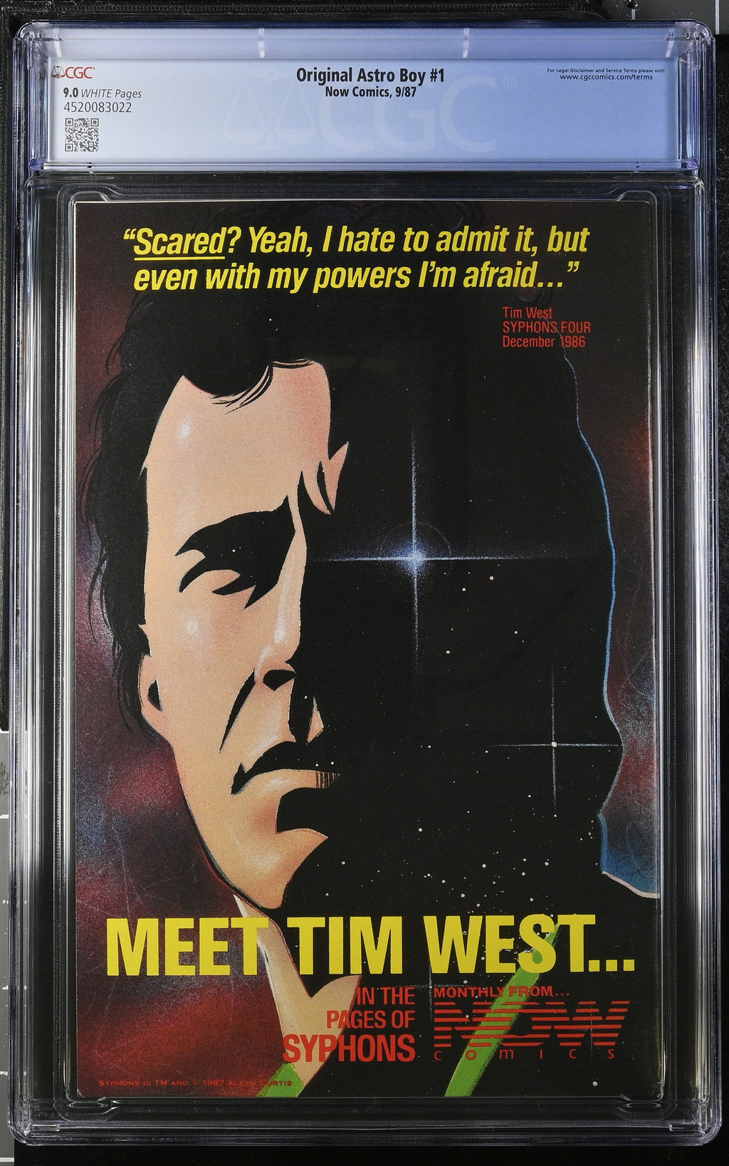 Original Astro Boy #1 CGC 9.0 back