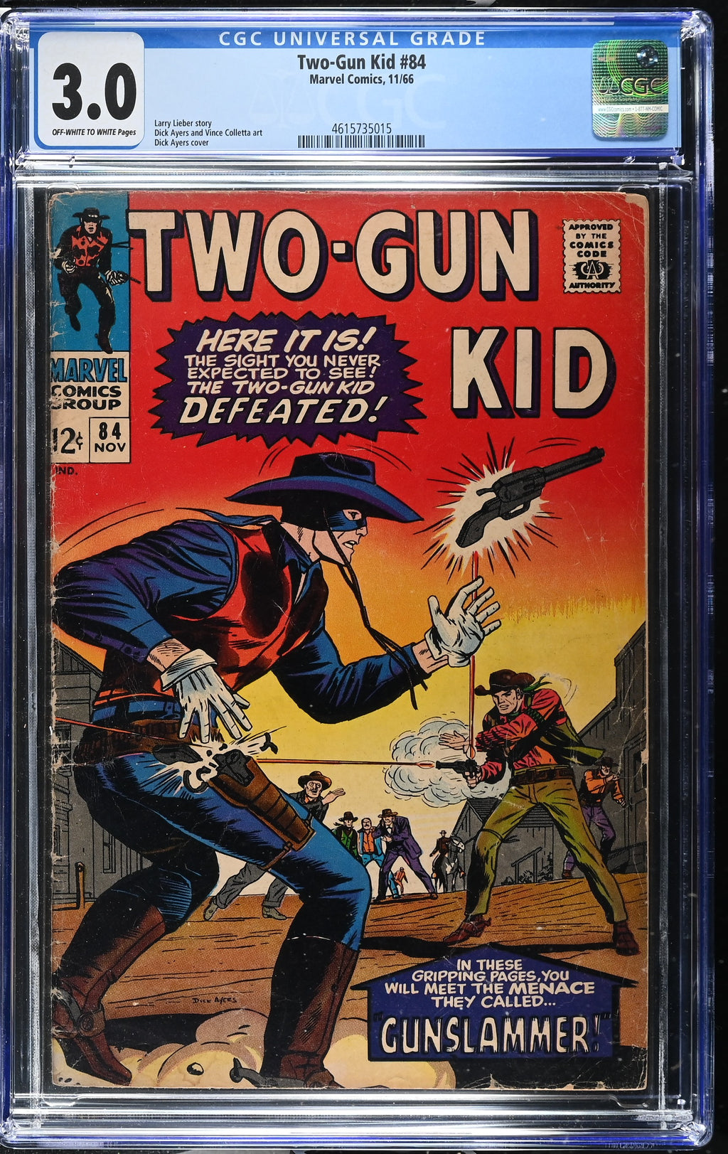 Two-Gun Kid #84 CGC 3.0 front