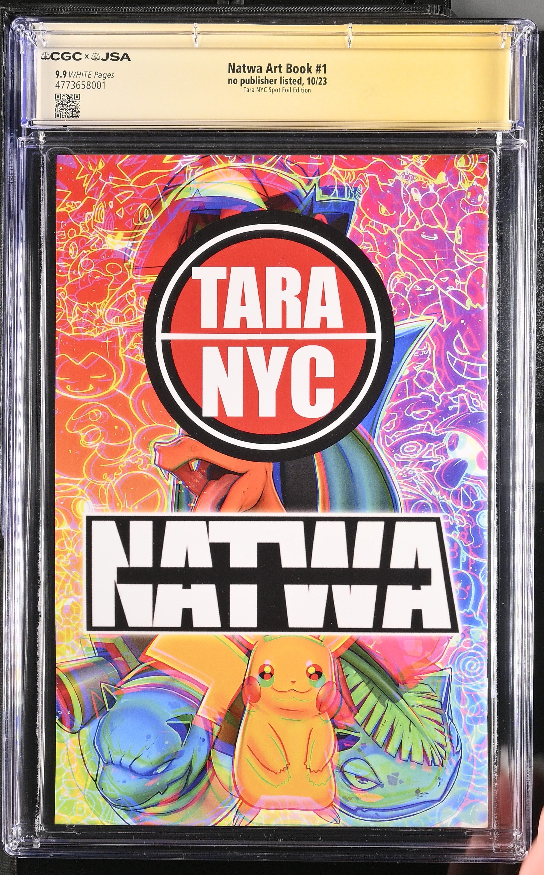 Natwa Art Book #1 CGC 9.9 - Tara NYC Spot Foil Edition - Signed by Nate Melendez & Tara NYC (CGC x JSA Authenticated) Secondary image