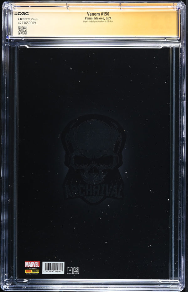 Venom #150 CGC 9.8 back