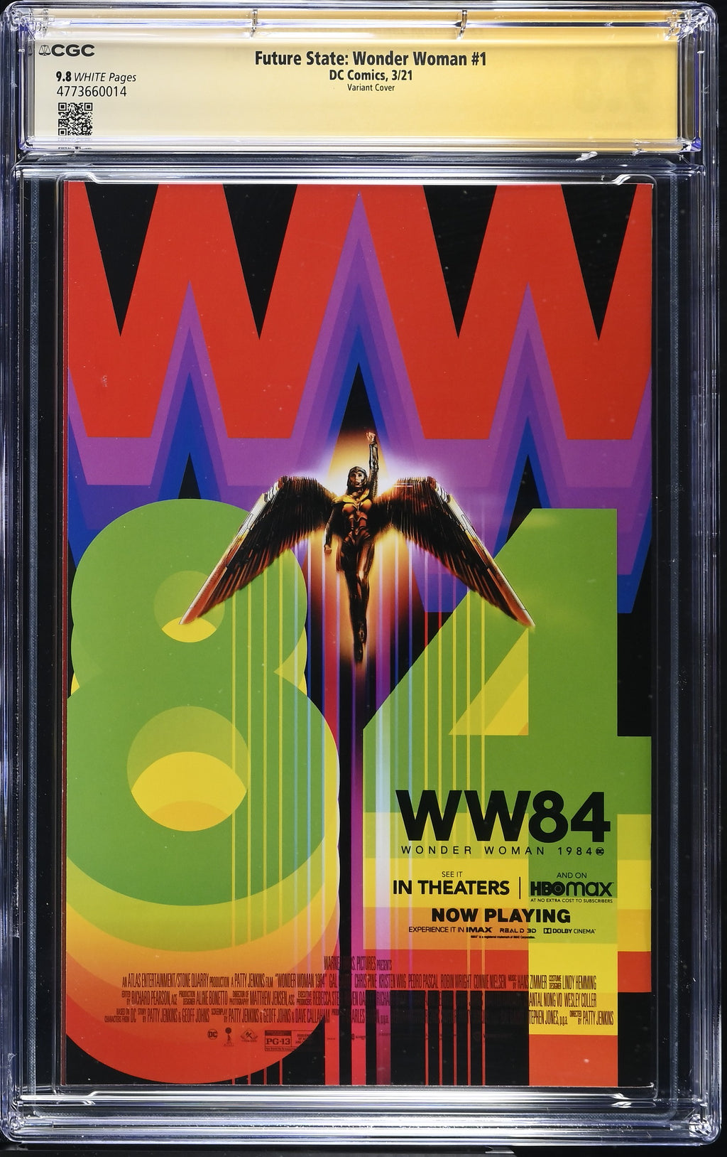 Future State: Wonder Woman #1 CGC 9.8 back
