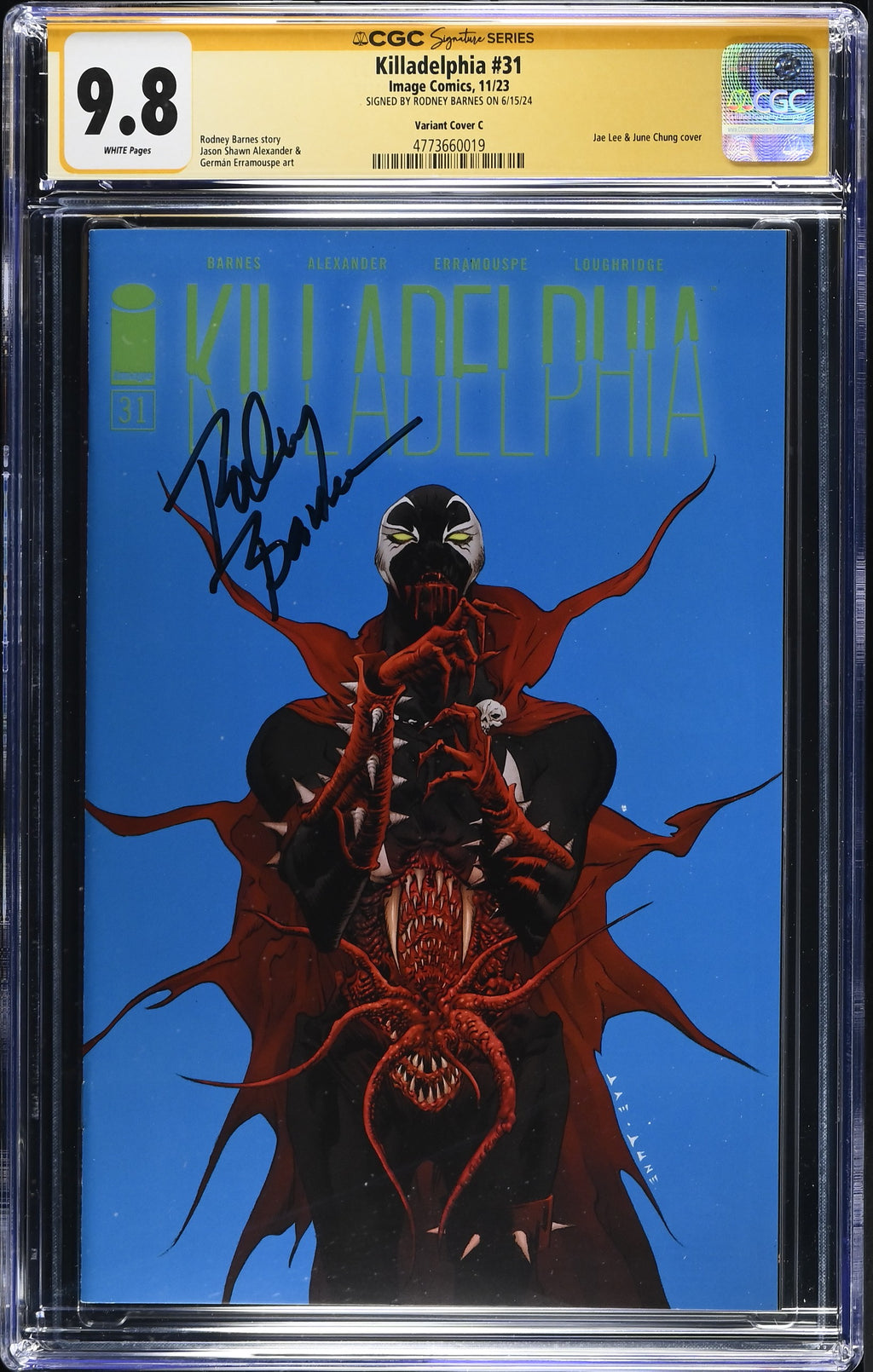 Killadelphia #31 CGC 9.8 front