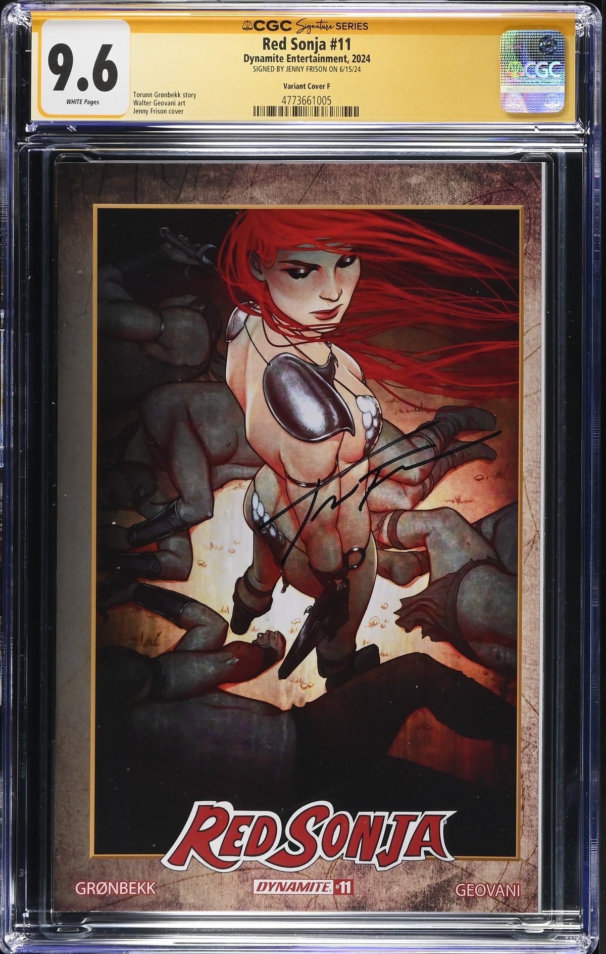 Red Sonja #11 CGC 9.6 front