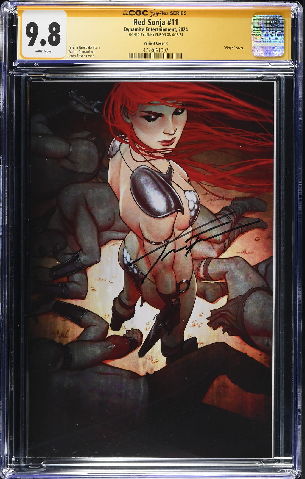 Red Sonja #11 CGC 9.8 front