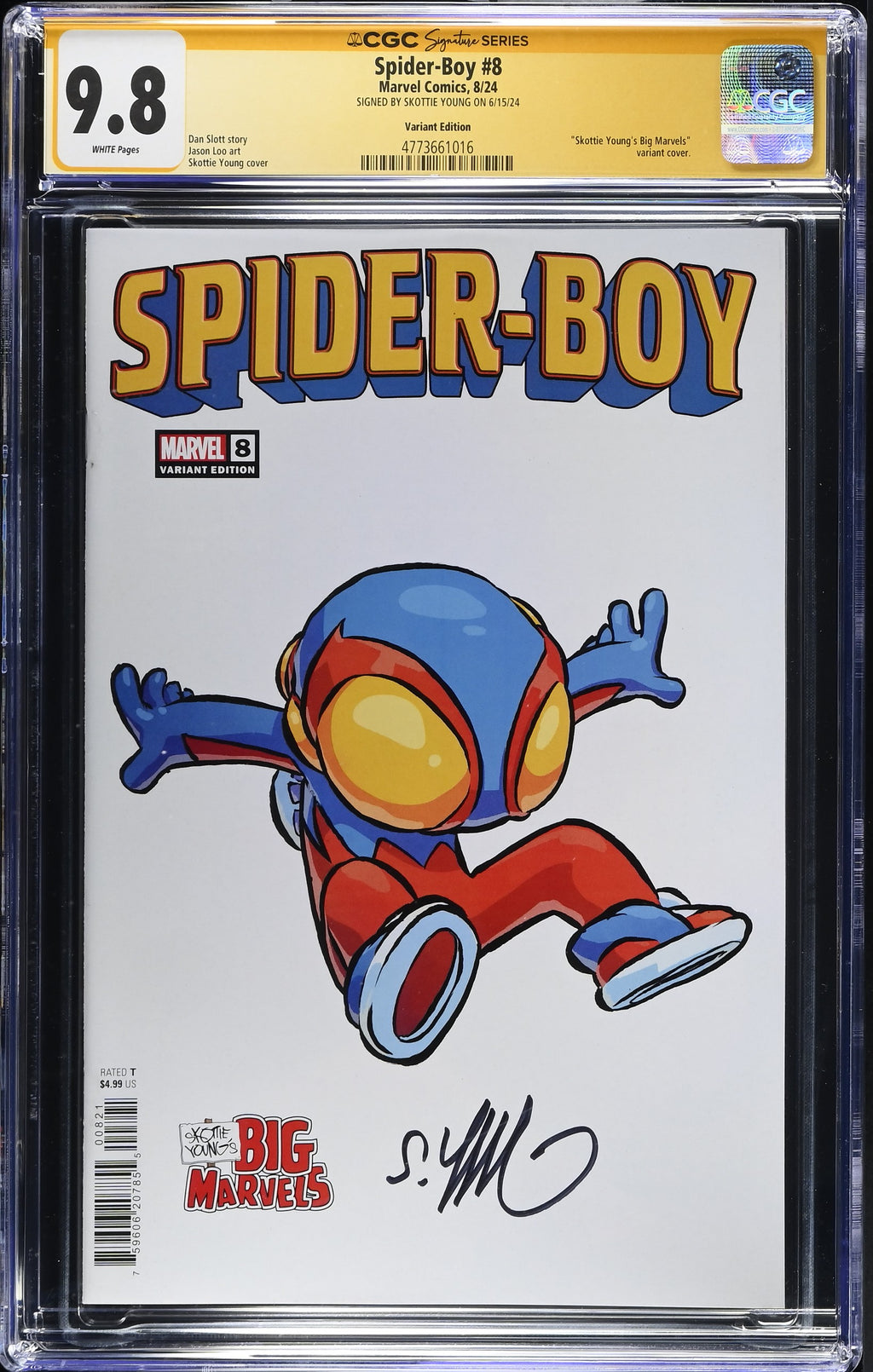 Spider-Boy #8 CGC 9.8 front