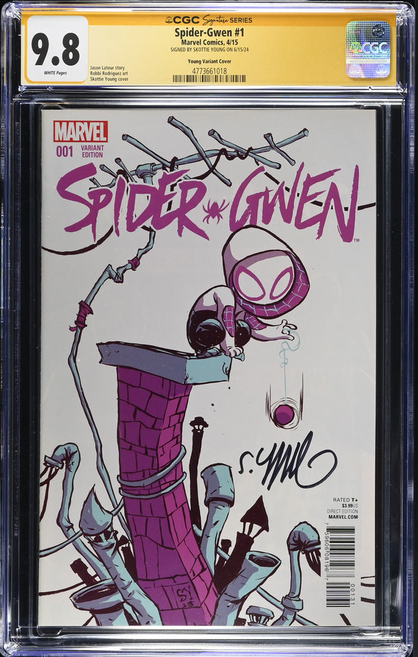 Spider-Gwen #1 CGC 9.8 front