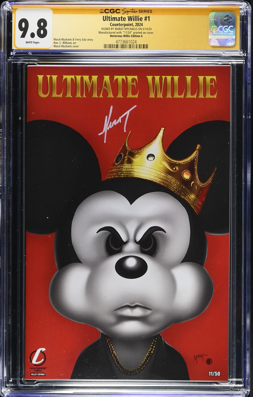 Ultimate Willie #1 CGC 9.8 front
