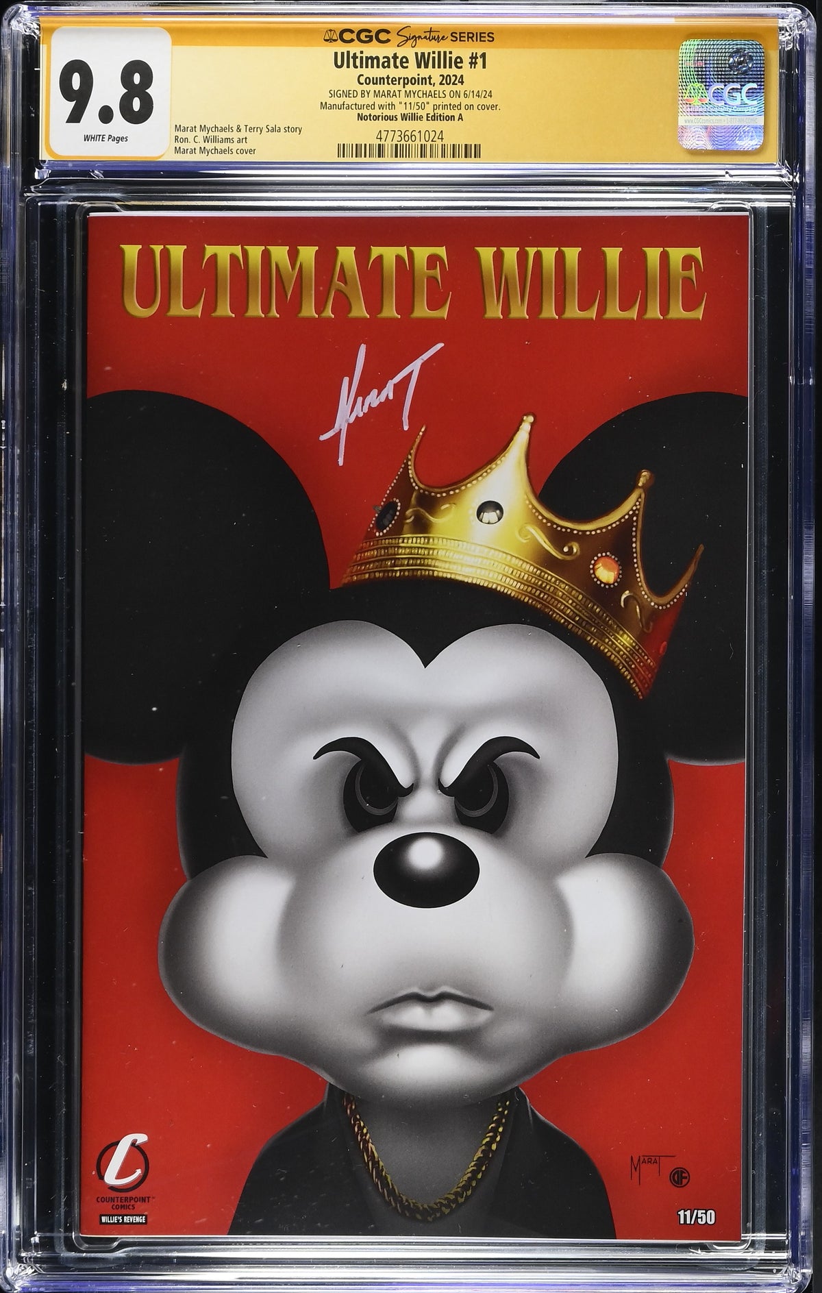 Ultimate Willie #1 CGC 9.8 front