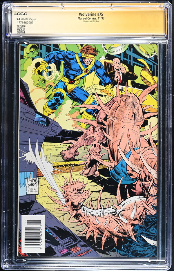 Wolverine #75 CGC 9.4 back