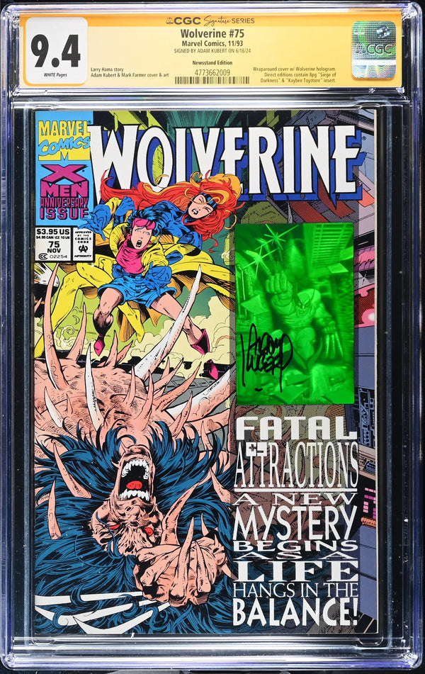 Wolverine #75 CGC 9.4 front